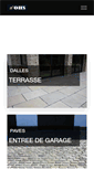 Mobile Screenshot of dalles-paves.com