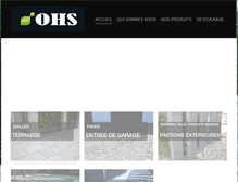 Tablet Screenshot of dalles-paves.com